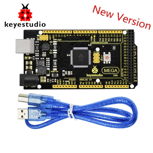 Keyestudio MEGA 2560 R3 Development Board ATMEGA2560-16AU Controller Board With TYPE-C Cable For Arduino