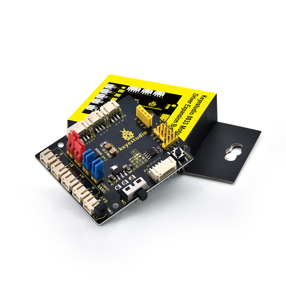 Keyestudio 8833 Motor Driver Expansion Board PH2.0 USB Cable DC 6-9V For BT Wifi And Servo Drivers