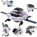 DIY Solar Robot Fleet – 6-in-1 Puzzle Self-assembly Educational Kit