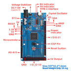 Keyestudio MEGA 2560 R3 Development Board ATMEGA2560-16AU Controller Board With TYPE-C Cable For Arduino