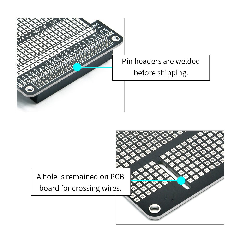 Raspberry Pi DIY Soldering HAT Hole expansion board Compatible with Raspberry Pi 4B 3B