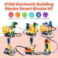 Kidsbits STEM Electronic Building Blocks SmartBinsite Kit For Arduino With UNO Board Support Kidsblock & Python Programming