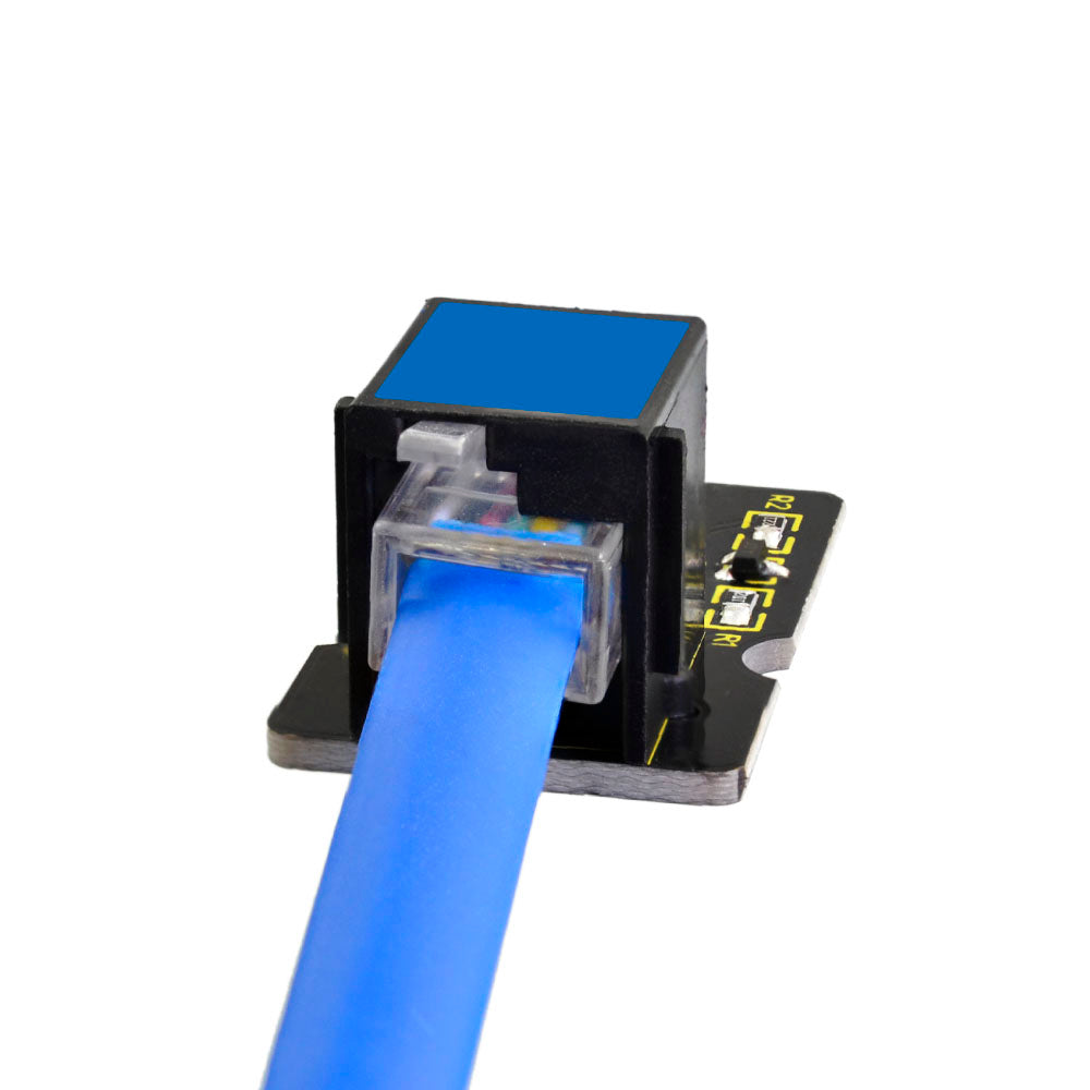 Keyestudio RJ11 EASY plug LED Module(Yellow) for Arduino STEM