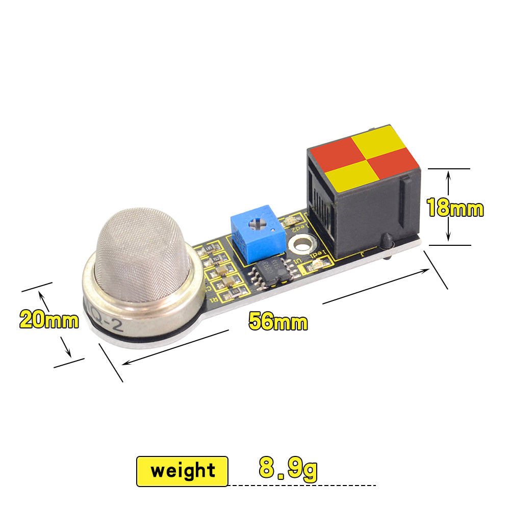 Keyestudio EASY plug Analog Gas Sensor MQ-2 for Arduino starter STEAM