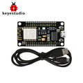 KEYESTUDIO ESP8266 ESP-12F CH340G WiFi Module Board for Arduino NodeMcu +1M USB Cable /Development Board /Compatible with Networking