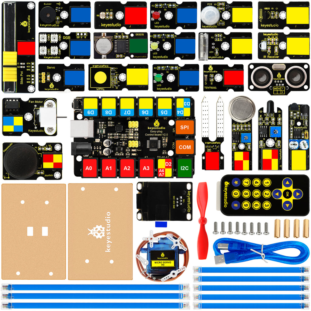 Keyestudio EASY plug Ultimate Starter Kit for Arduino STEM EDU