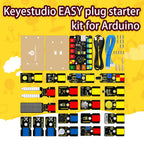 Keyestudio EASY-Plug Starter Learning Kit for Arduino STEAM (21pcs Modules)