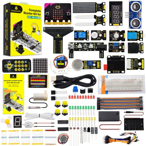 Keyestudio Programming STEM Micro bit V2 Kit Complete Starter Kit (With Micro bit Board)