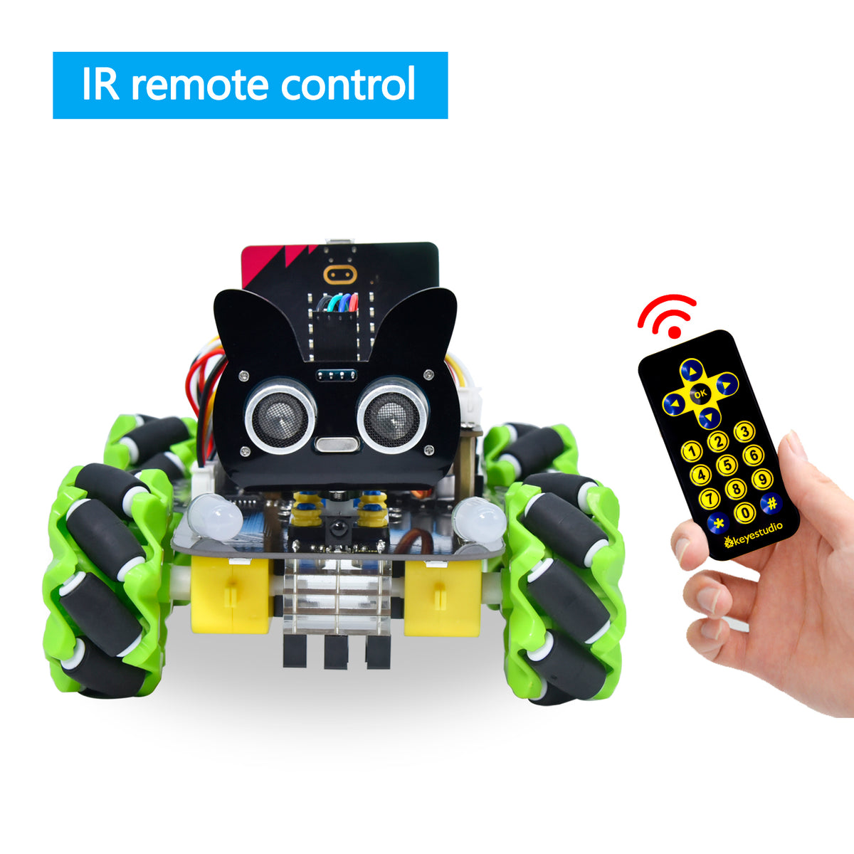 Keyestudio Micro bit 4WD Mecanum Robot Car V2.0 DIY Smart Kit With Microbit Board