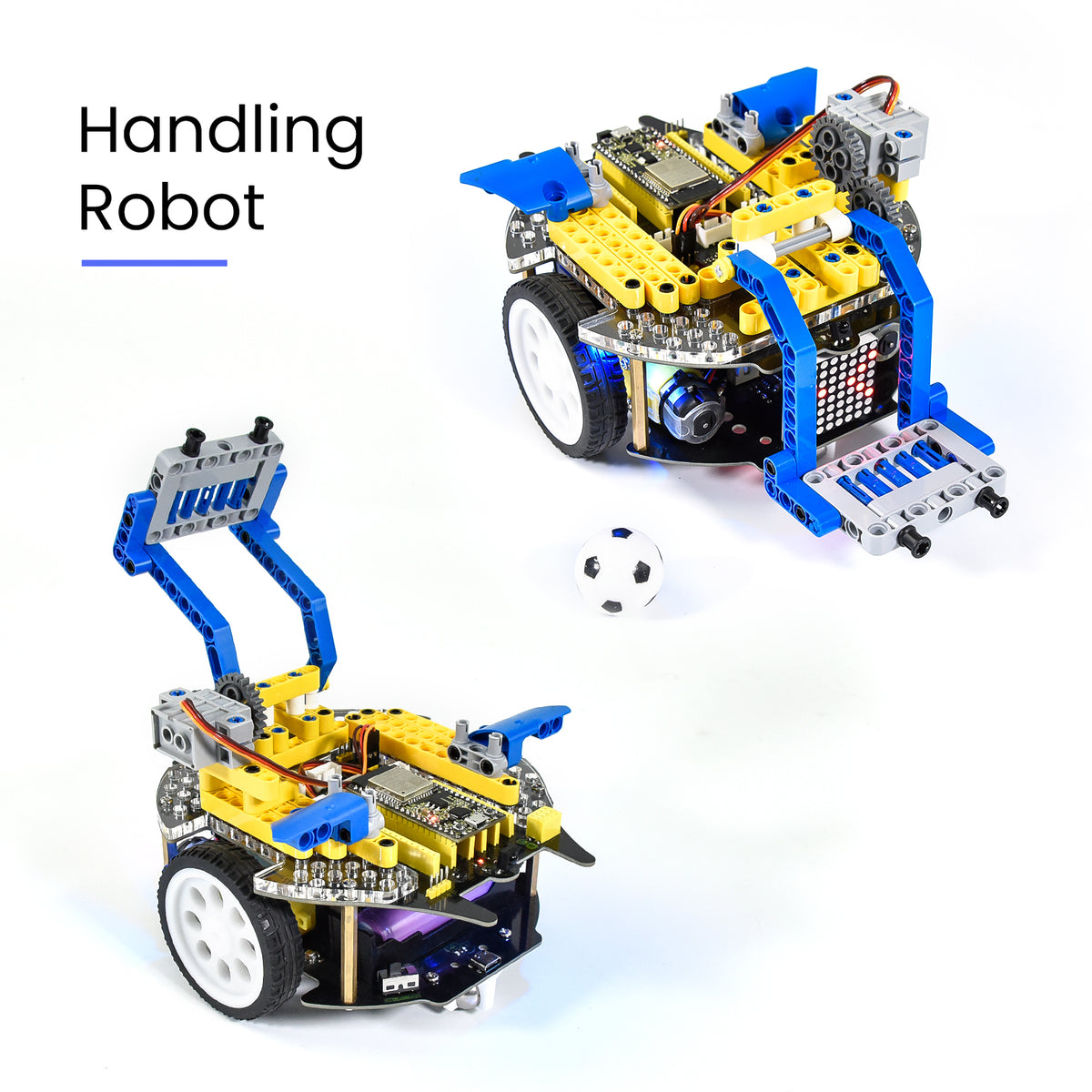 Keyestudio 3 in 1 Beetlebot Robot Car ForArduino ESP32 STEM Education DIY Kit Compatible with LEGO+Projects