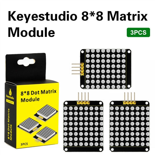 Keyestudio LED dot matrix display module 16 * 16 unlimited cascading / 12864 compatible interfaces for Arduino