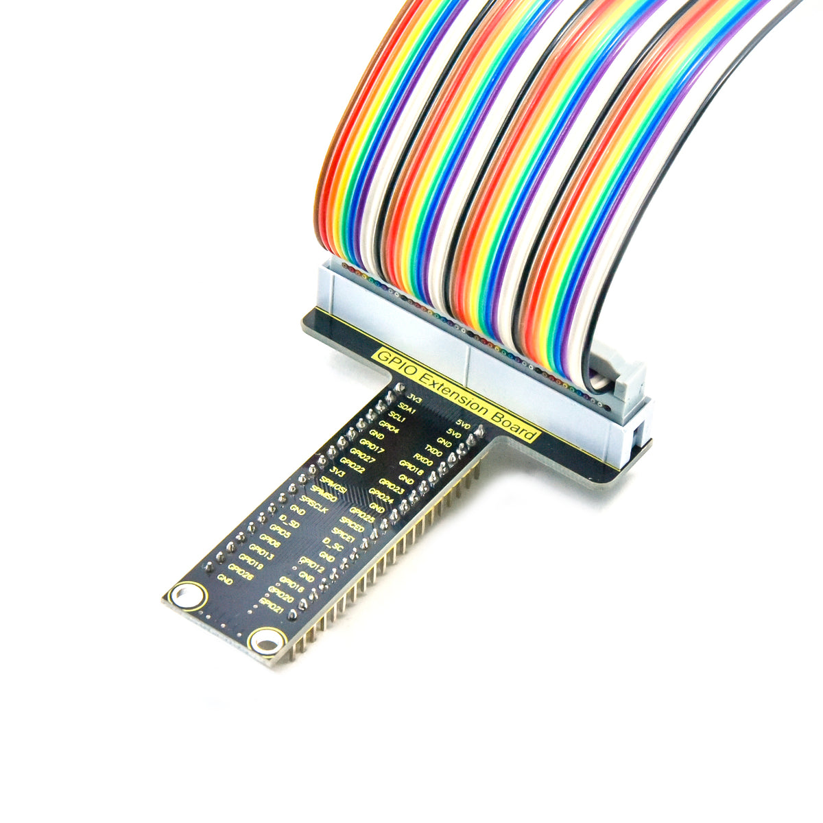 KEYESTUDIO GPIO Breakout Kit for Raspberry Pi 4 4b 3 3b+ with Solderless Breadboard, GPIO Cable, LEDs, Resistors