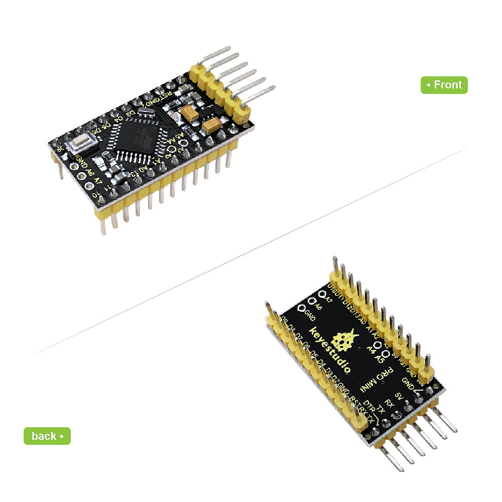Keyestudio 5V/16MHZ ProMini Original ATMEGA328P Development Board For Arduino DIY Projects