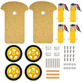 4WD Smart Car Chassis Double Layers K-002 For Arduino Robot