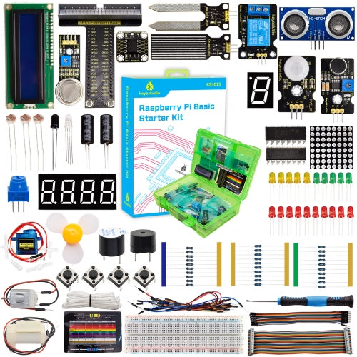 Keyestudio Raspberry Pi 4B Basic Starter Kit Python Programming Kit(NO RPI Board )