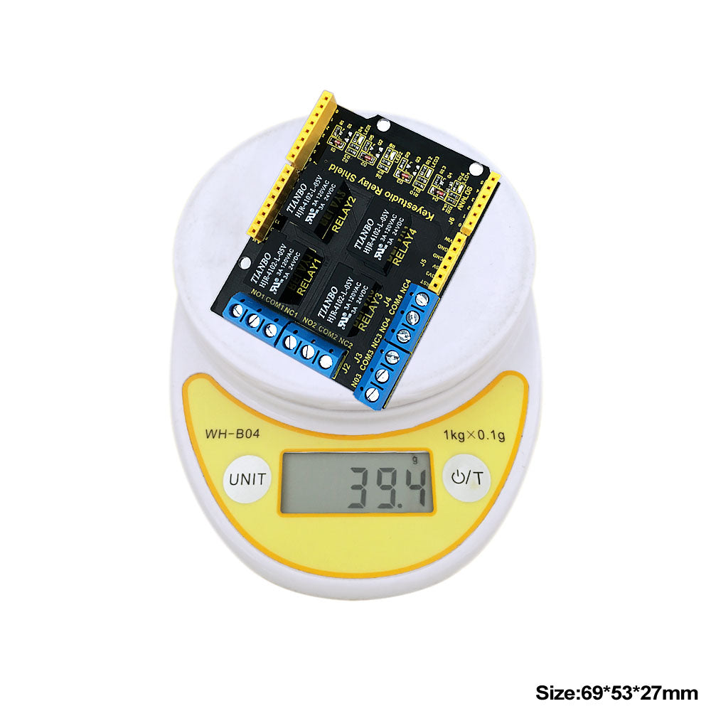 Keyestudio 4 channel 5V Relay Shield module for Arduino UNO R3