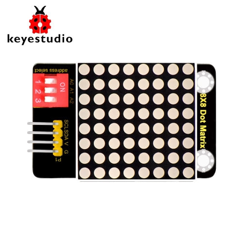 Keyestudio 8*8 LED Dot Matrix Module( Address Select) for Arduino