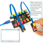 Keyestudio RJ11 EASY plug Collision Crash Sensor Module for Arduino STEAM