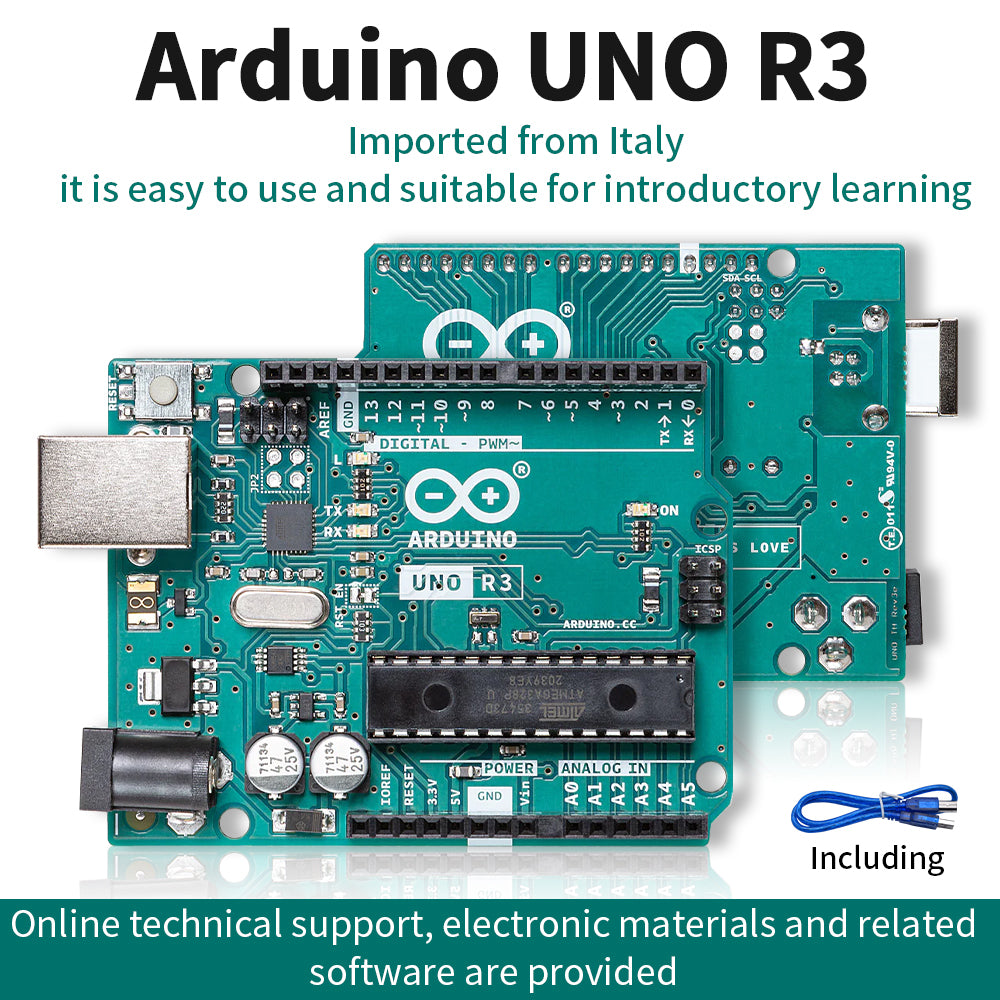 Arduino UNO R3 Development Board Atmega328P Chip Microcontroller