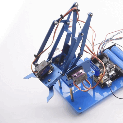 Keyestudio 4DF Mechanical PS2 Joystick Metallic Robot Arm Learning Starter Kit V2.0 for Arduino DIY