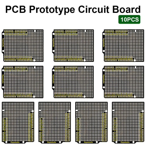 10PCS Keyestudio Prototype PCB Board For Arduino UNO R3 Shield Board FR-4 Environmentally Friendly