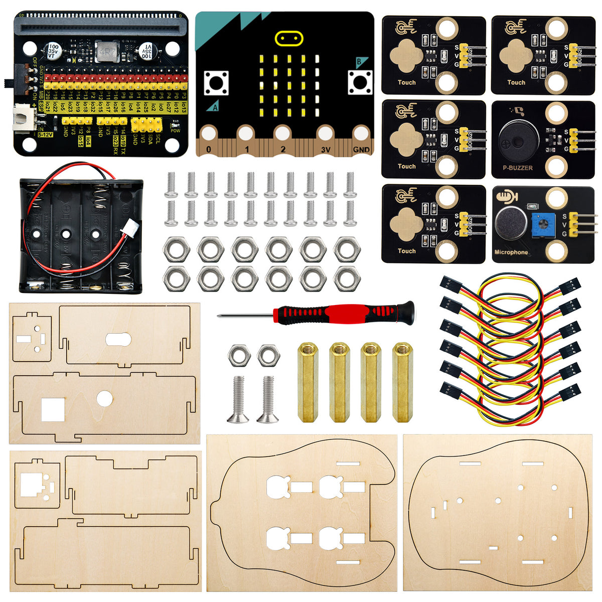 Keyestudio STEM Programming DlY Ocarina Learning Starter kit With Microbit Board