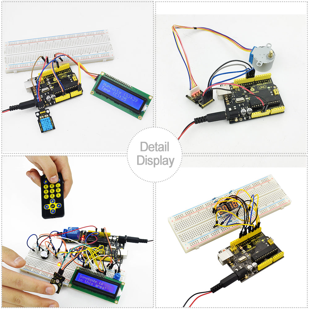 Keyestudio Advanced Starter Learning Kit For Arduino Education Project with R3 + PDF