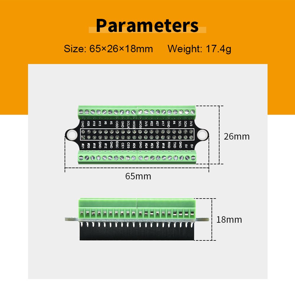 Mini Terminal Expansion Board Compatible With Raspberry Pi