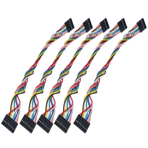 HIGH QUALITY 10pcs/lot 8pin F-F Dupont Line /Dupont Cable 2.54 Long20cm