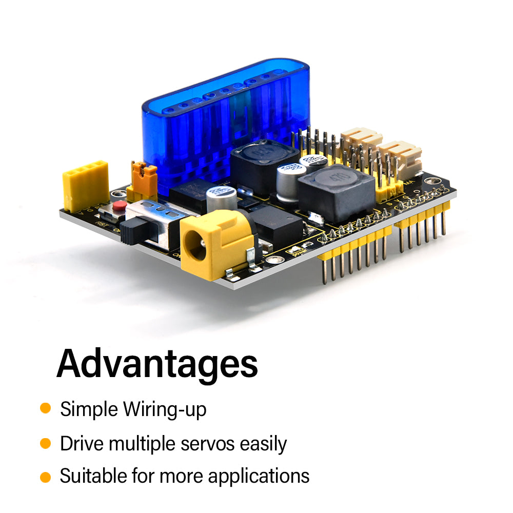 Keyestudio UNO R3 Development Board TB6612FNG Motor/Servo Drive Shield with PS2 Socket