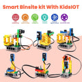 Kidsbits STEM Electronic Building Blocks SmartBinsite Kit With PICO Board for Raspberry Pi Pico Support Kidsblock & Python